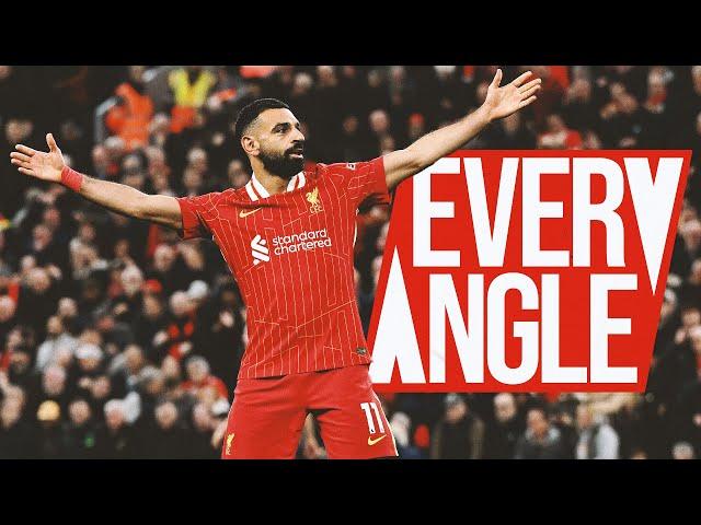 Special Salah Strike! Every Angle of Match Winning Goal | Liverpool 2-1 Brighton