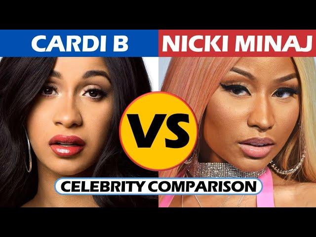 Cardi B vs Nicki Minaj - Celebrity Comparison