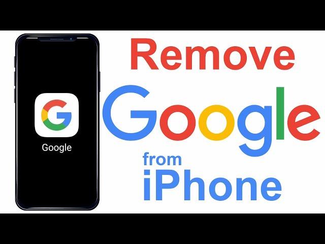 how to remove google account from iPhone