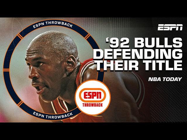 TOP HIGHLIGHTS: Michael Jordan & the Bulls defend their 1991 NBA Championship  | ESPN Throwback