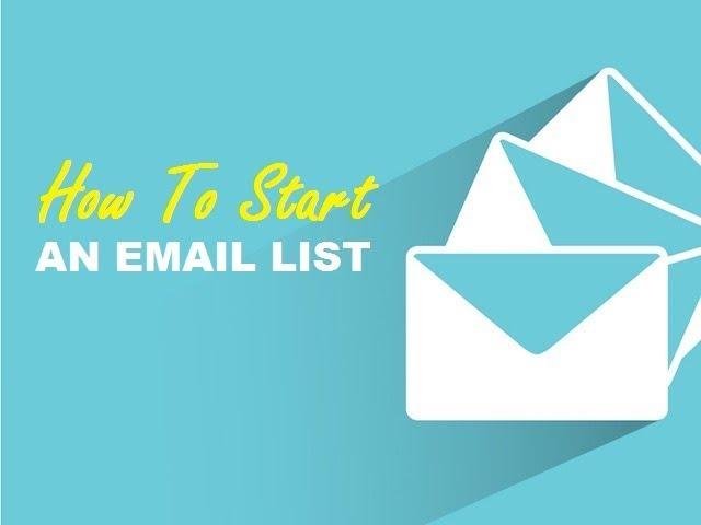 How To Start An Email List Using Aweber