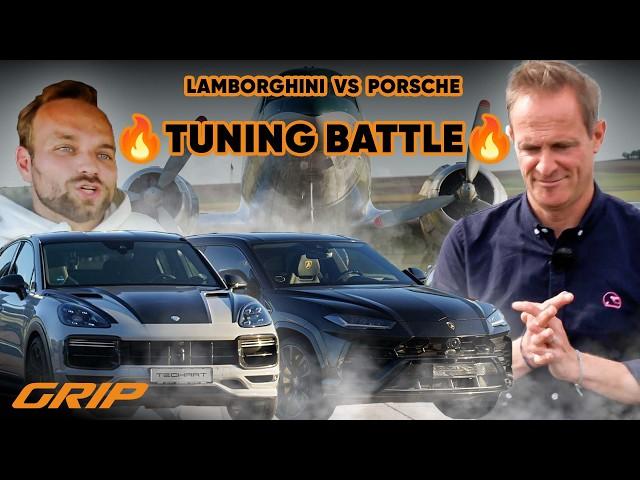 Extrem gepimpte Power-SUVsLamborghini UrusPorsche Turbo GT mit 1.800 PSI GRIP