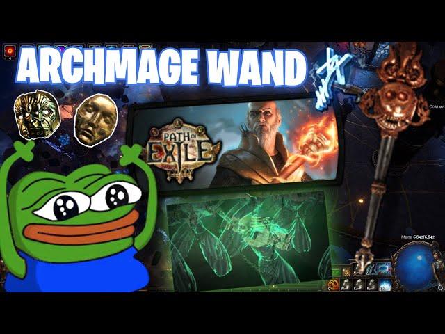 CRAFTING A WAND FOR MY ICE NOVA ARCHMAGE HIEROPHANT  [Path of Exile 3.25 Settlers]