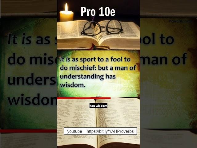 Proverbs 10 et Cepher version Bible Assembled using MS Clipchamp and VideoPsalm www.cepher