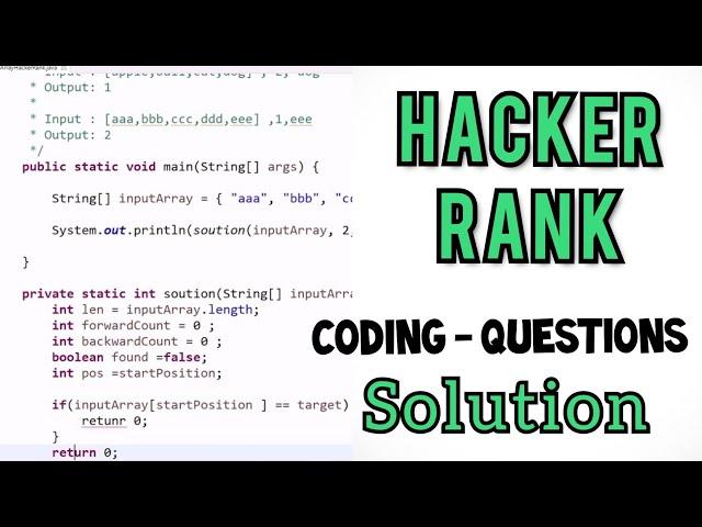 Arrays Coding Question asked at HackerRank Online Test