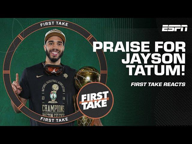 Jayson Tatum deserves all the praise in the world! - Stephen A. on NBA title win  | First Take