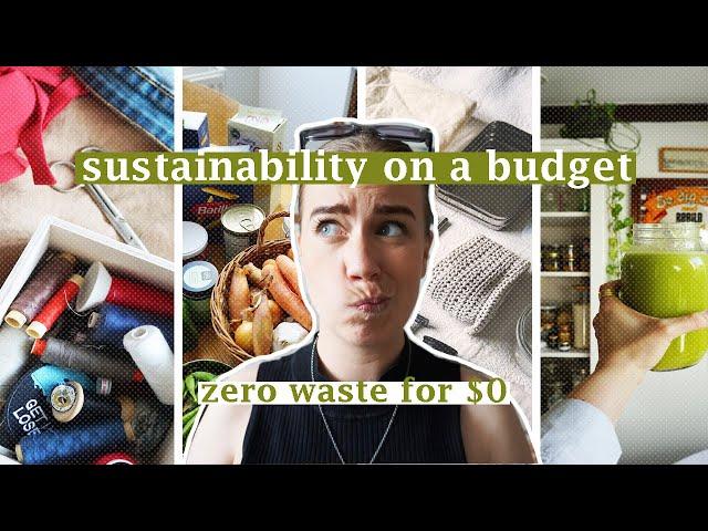 30 EASY WAYS TO BE SUSTAINABLE // effortless (or free!) tips for plastic-free July