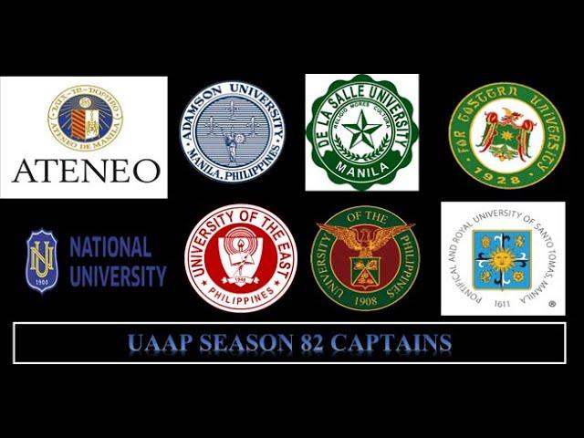 UAAP SEASON 82 WOMEN'S VOLLEYBALL CAPTAINS