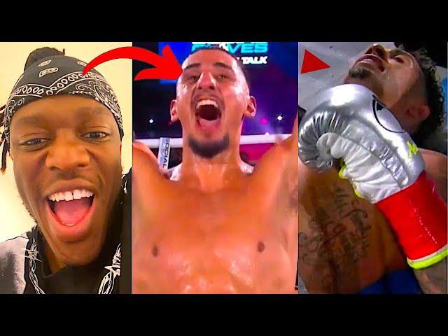 INFLUENCERS REACT TO GIB VS AUSTIN MCBROOM | GIB KNOCKOUTS AUSTIN MCBROOM REACTIONS