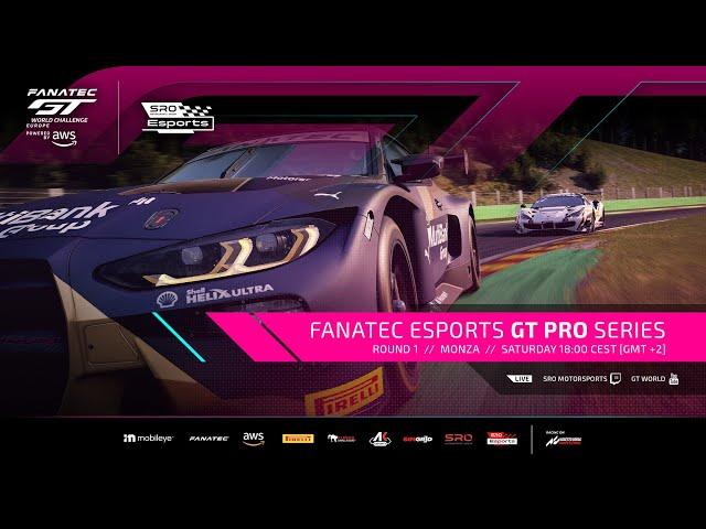 LIVE  | Round 1 | Monza | Fanatec Esports GT Pro Series 2023