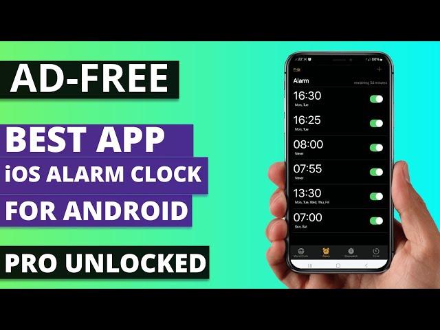 Best Free iOS Alarm Clock App for Android