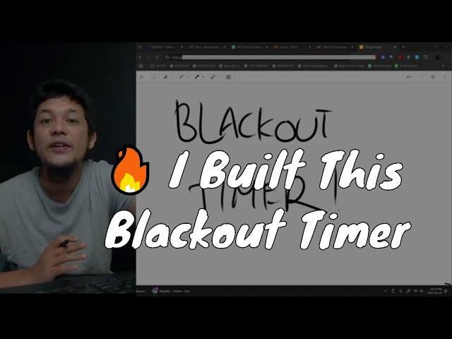 I Built a Blackout Timer to Stop Wasting Time!