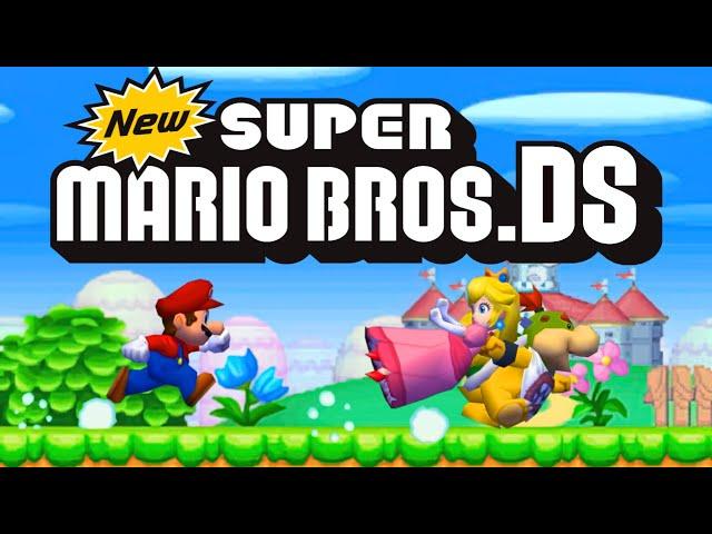 New Super Mario Bros. DS HD - Full Game 100% Walkthrough