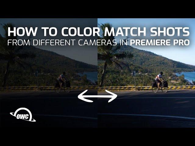 How to color match shots from different cameras in Premiere Pro