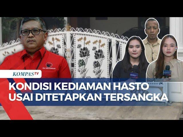 Begini Kondisi Kediaman Hasto Usai Ditetapkan Tersangka KPK di Bekasi  Dijaga Ketat