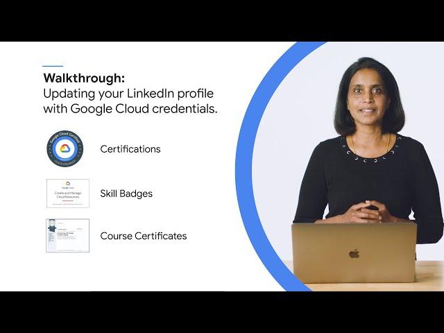 Updating your LinkedIn profile with Google Cloud credentials