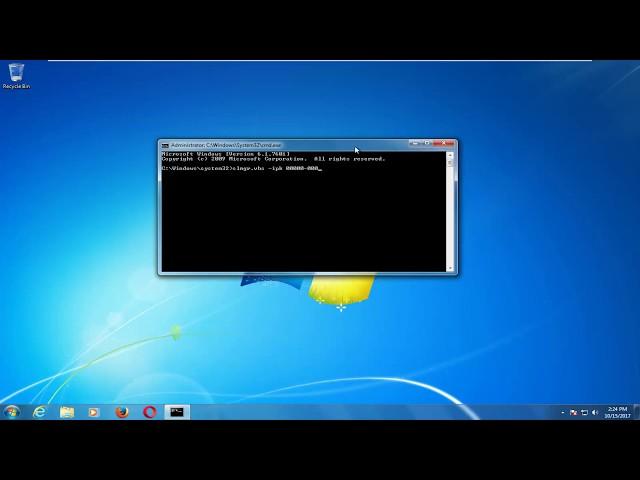 How To Change Windows 7 Product Key (Command Prompt Method)