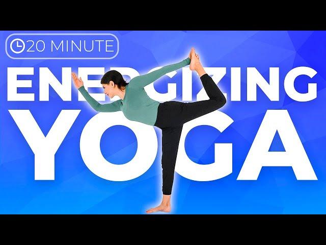 20 minute Morning Yoga for Energy + strong glutes, toned core & defined legs