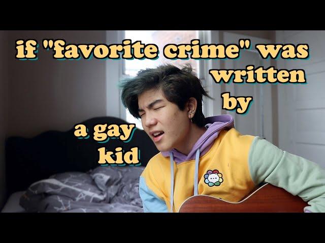 if "favorite crime" was written by a gay kid | aeden alvarez