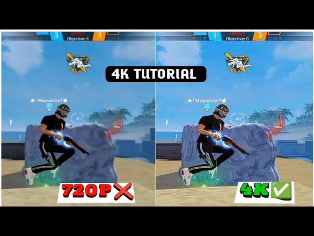 How to increase free fire video quality in capcut | increase free fire video quality in capcut