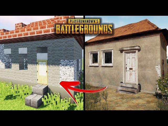 Minecraft - How To Build A PUBG House #4 | Player Unknown Battlegrounds  | Tutorial