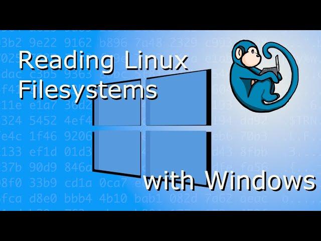 Reading Linux filesystems with Windows - ext2/ext3/ext4, XFS, ZFS, BTFS