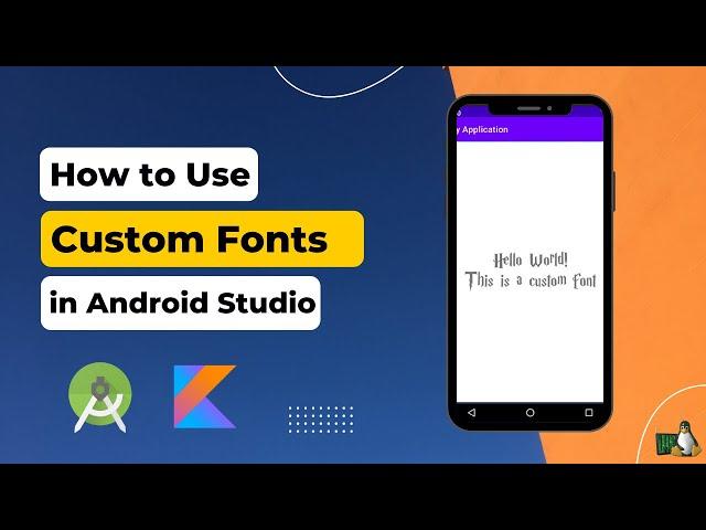 How to Add and Use Custom Fonts in Android Studio - Android Tutorial | The Penguin Coders