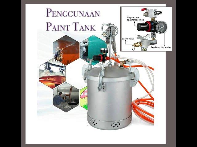 Penggunaan Paint Tank Pressure Pot Sprayer