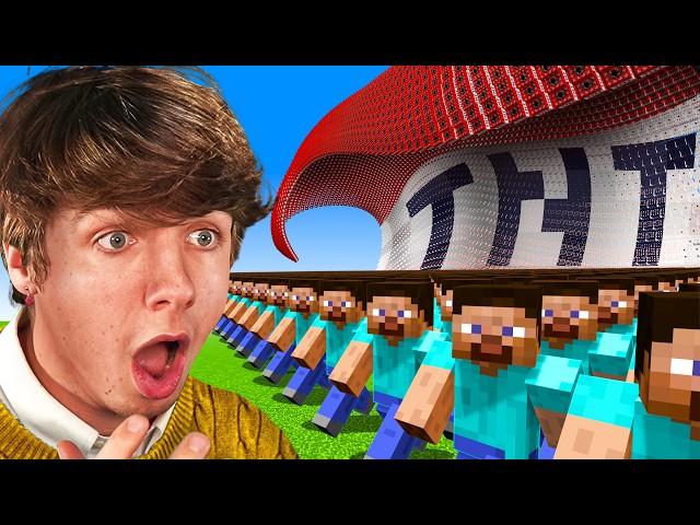 Extreme TNT Natural Disasters in Minecraft!