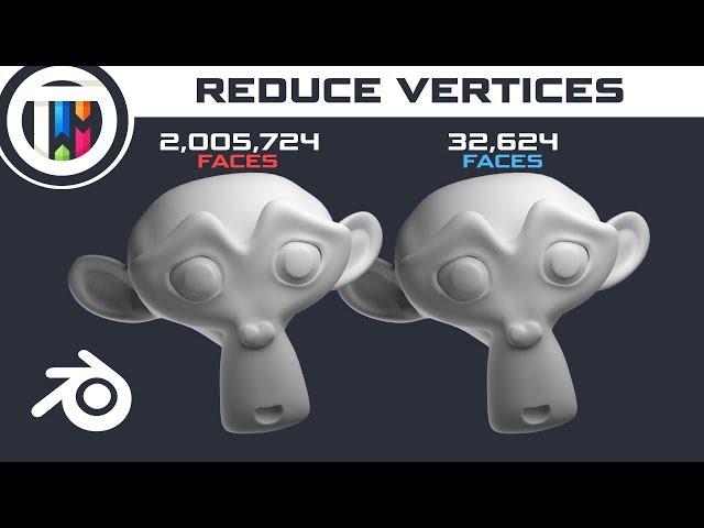 Blender Tutorial - How to use the Decimate Modifier