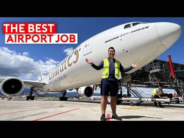 The Best Airport Job - A Day at Geneva Airport + Flight to Mont Blanc