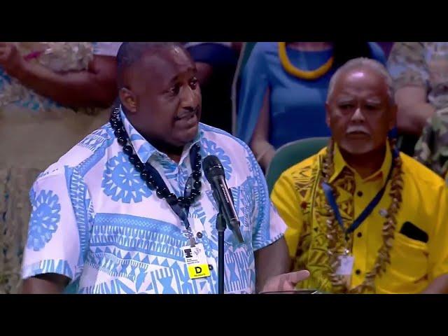 Powerful speech Jope Koroisavou remembering Ancestors, Vanuatu, Kanaky and West Papua | FestPAC 2024