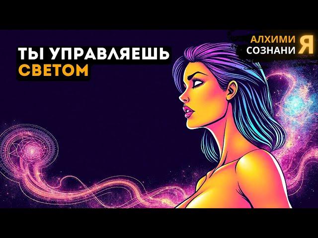  ТЫ НЕ ЧЕЛОВЕК, ты СВЕТОВОЙ человек! Ты управляешь светом