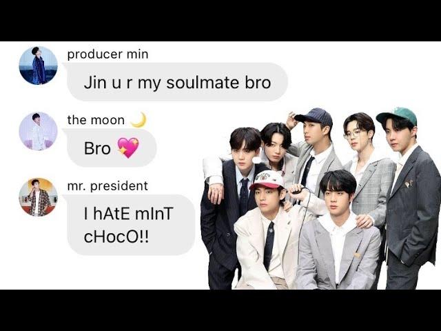 BTS TEXTS ► BE release party cHaOs!