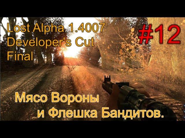 Lost Alpha 1.4007 DC - Final #12. Лес. Мясо Вороны для Серого. Тайник в Электре, и Флешка Бандитов.