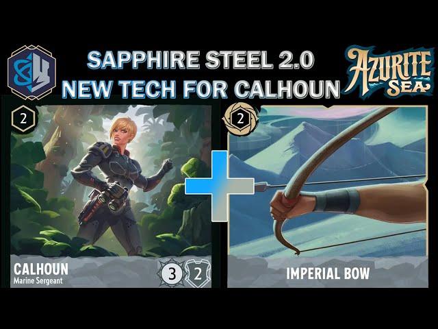  SAPPHIRE STEEL 2.0 - NEW TECH IN ALICE BAYMAX - Disney Lorcana Azurite Sea Meta Deck Profile