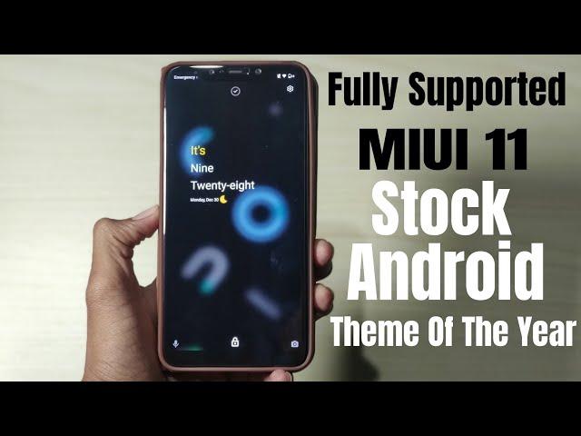 Stock Android Theme Of The Year | miui 11 theme | miui 11 best theme