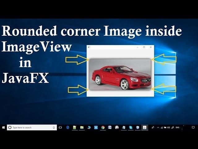 Rounded corner Image with ImageView | JavaFX Tutorial