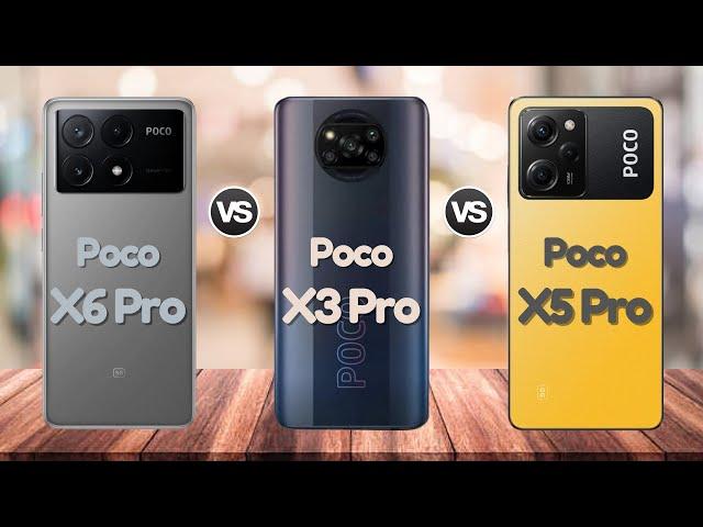 Poco X6 Pro Vs Poco X3 Pro Vs Poco X5 Pro | @Eficientechs