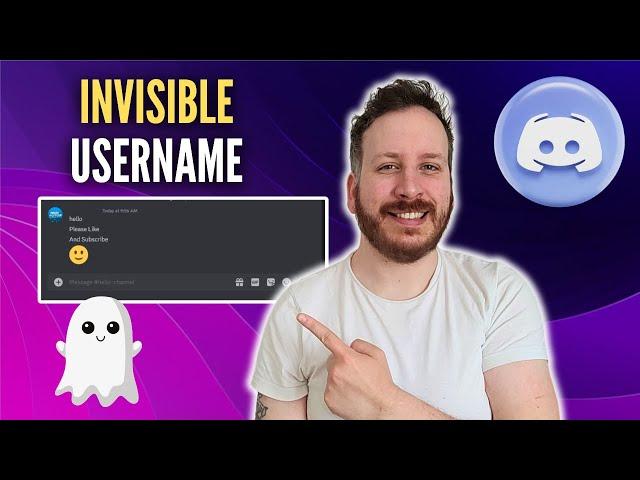 How To Get Invisible Username On Discord