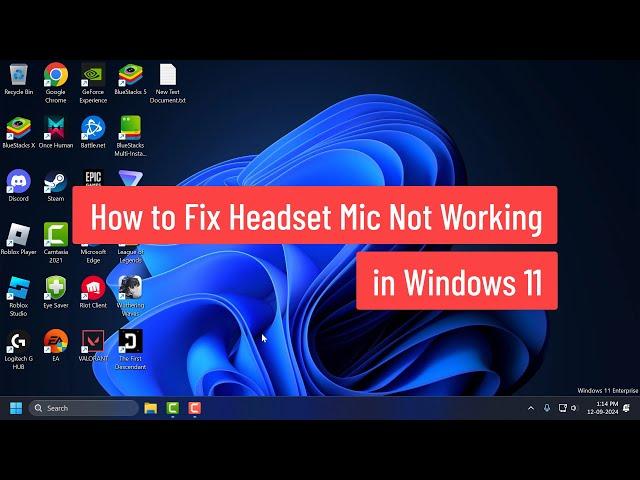 How to Fix Headset Mic Not Working in Windows 11 | Fix Headphone Not Detecting When Plugged In