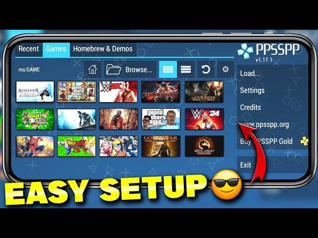 {2024}Ppsspp Emulator Setup Guide | How To Play Games Using Ppsspp Emulator In Hindi