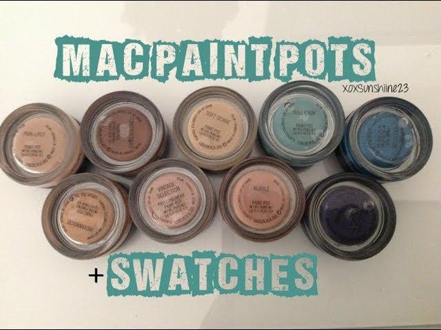 MY MAC PAINT POTS + SWATCHES