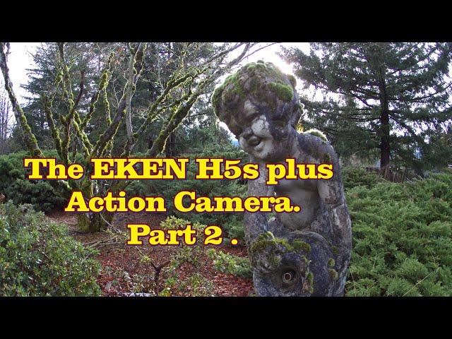 EKEN H5s plus action camera. Part 2. Connecting to WiFi. Modes, settings and video resolution tests.