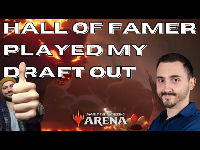 MTG HALL OF FAMER PLAYED MY DRAFT OUT | Bloomburrow Draft | MTG Arena