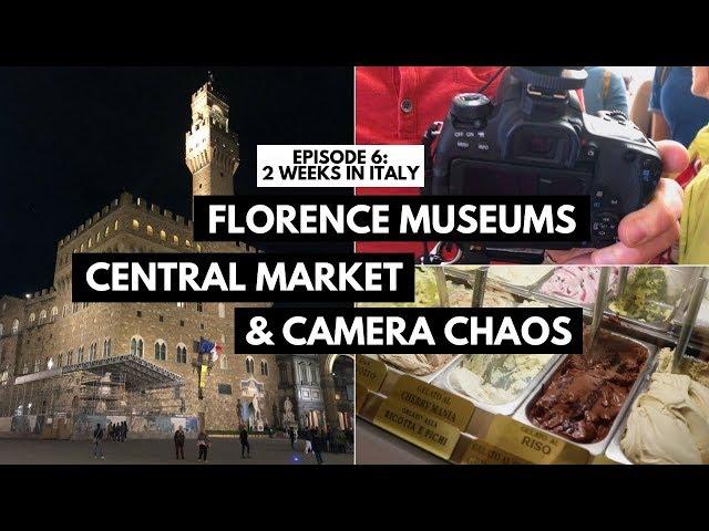 Museum Hopping in Florence and Central Market Food (BONUS Gelato Tips) | Day 6 - Two Weeks in Italy