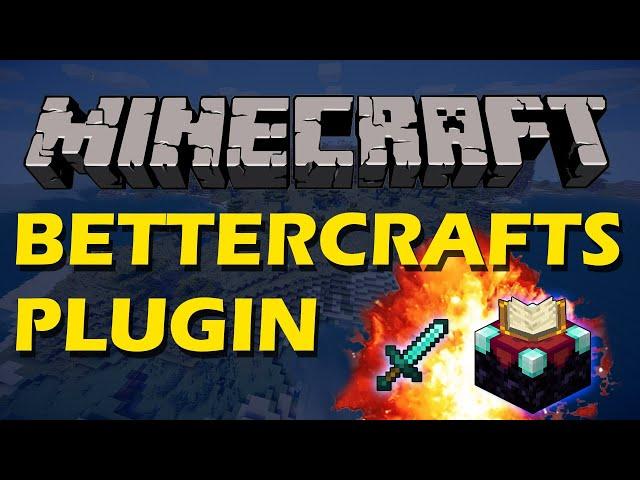 Custom recipes and crafting in Minecraft with Better Crafts Plugin