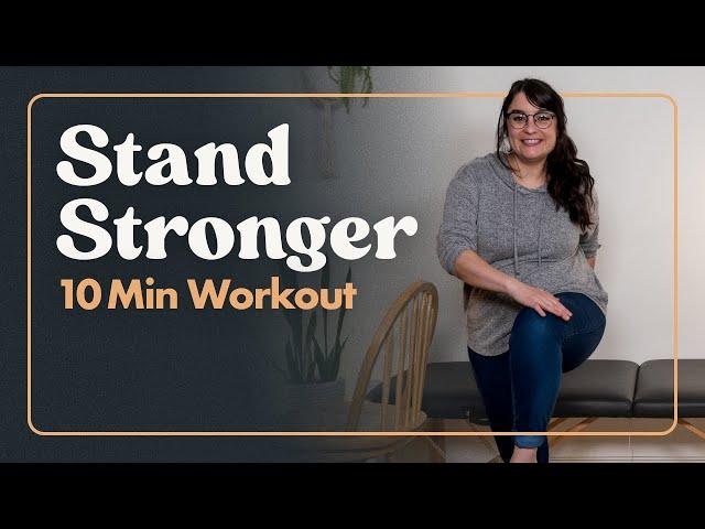 Advanced Standing Workout to Strengthen Legs After Stroke – 10 Min Workout