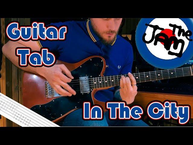 The Jam - In The City / Guitar tab / Simplified version