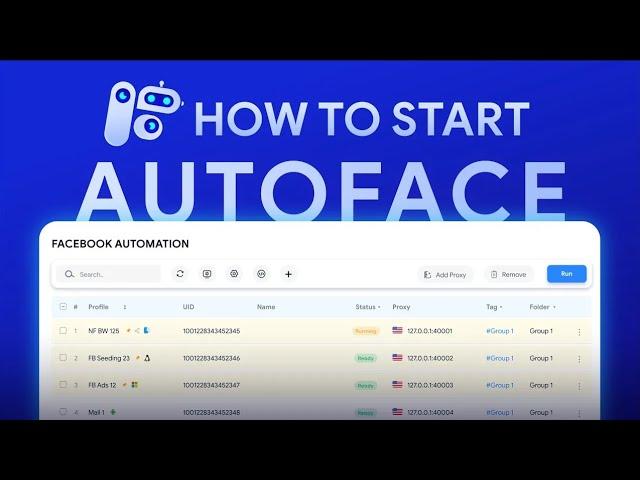 Overview AutoFace Tutorial - How to use AutoFace for Beginners